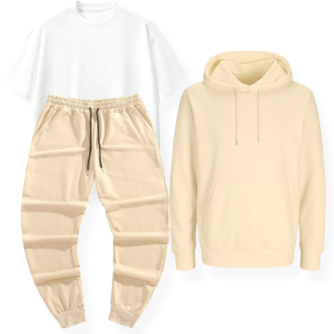 COMPRA 1 Y LEVATTE 3 - PANTALÓN + BUZO + CAMISETA OVERSIZE