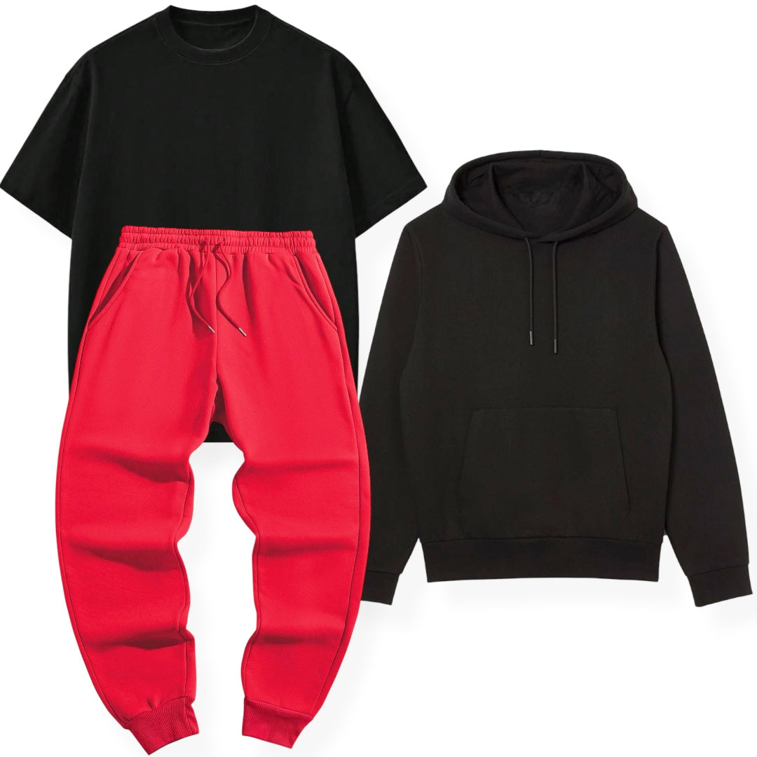 COMPRA 1 Y LEVATTE 3 - PANTALÓN + BUZO + CAMISETA OVERSIZE