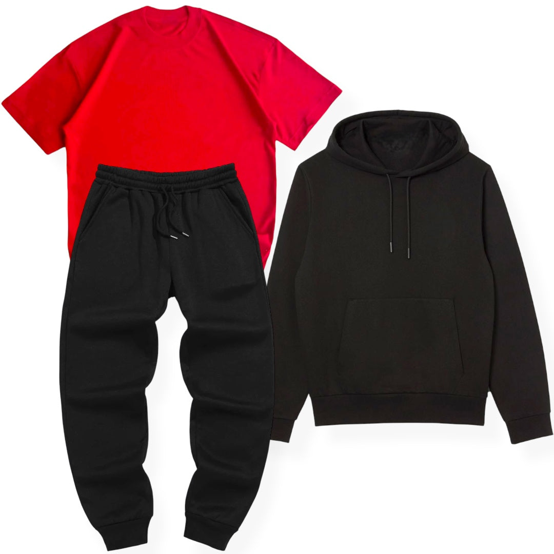 COMPRA 1 Y LEVATTE 3 - PANTALÓN + BUZO + CAMISETA OVERSIZE
