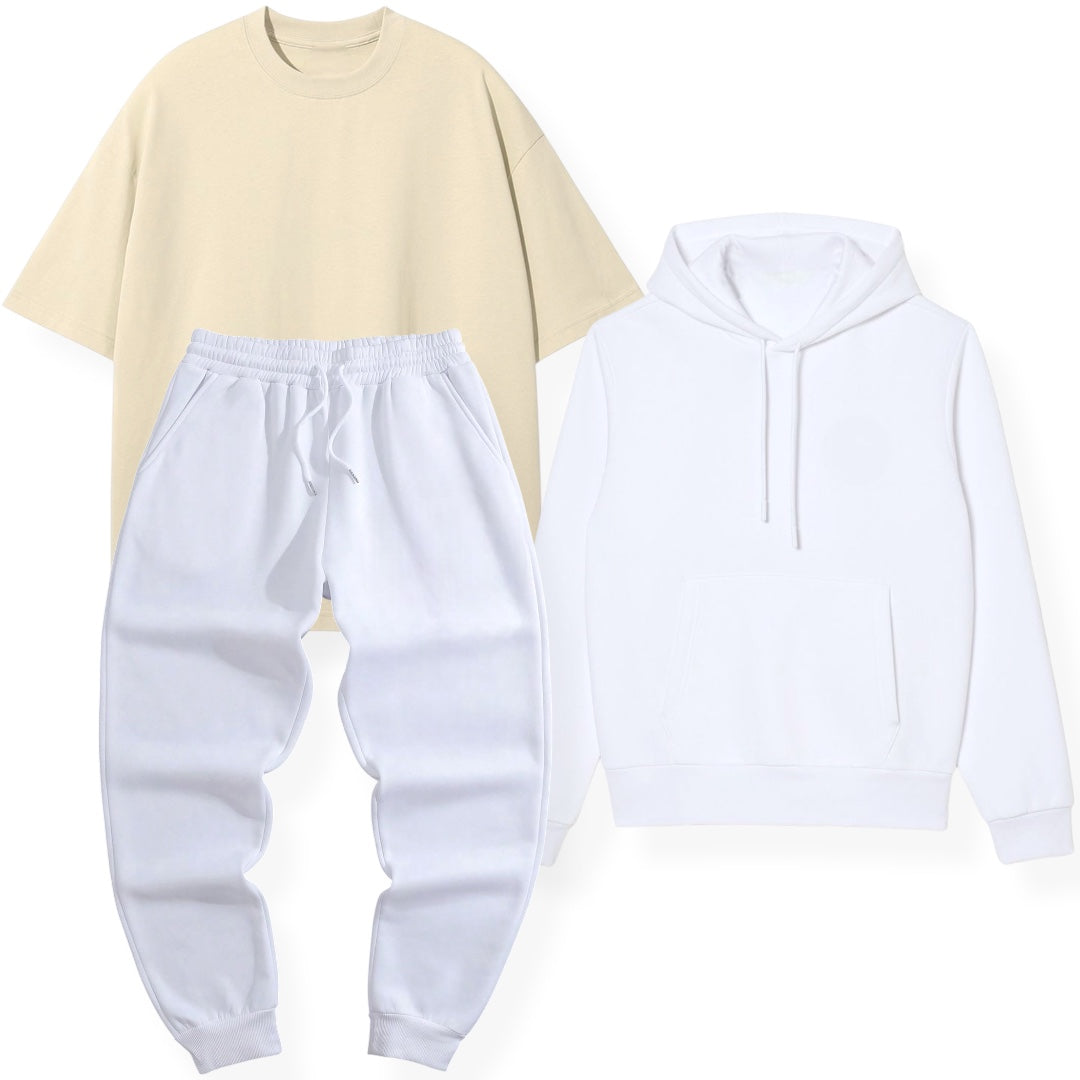 COMPRA 1 Y LEVATTE 3 - PANTALÓN + BUZO + CAMISETA OVERSIZE