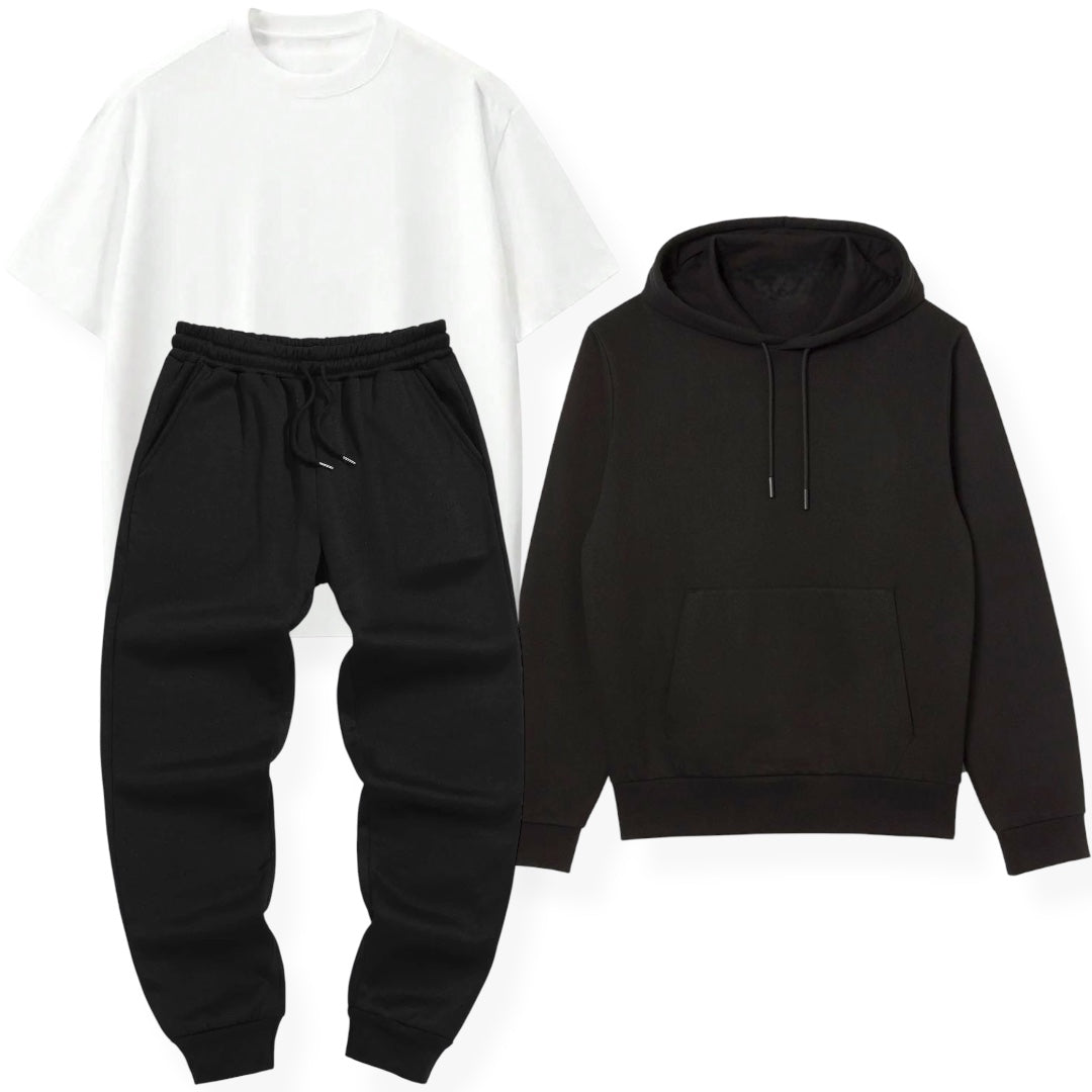 COMPRA 1 Y LEVATTE 3 - PANTALÓN + BUZO + CAMISETA OVERSIZE