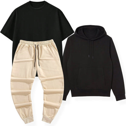 COMPRA 1 Y LEVATTE 3 - PANTALÓN + BUZO + CAMISETA OVERSIZE
